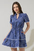 Zenira Paisley Jazlene Shift Mini Dress